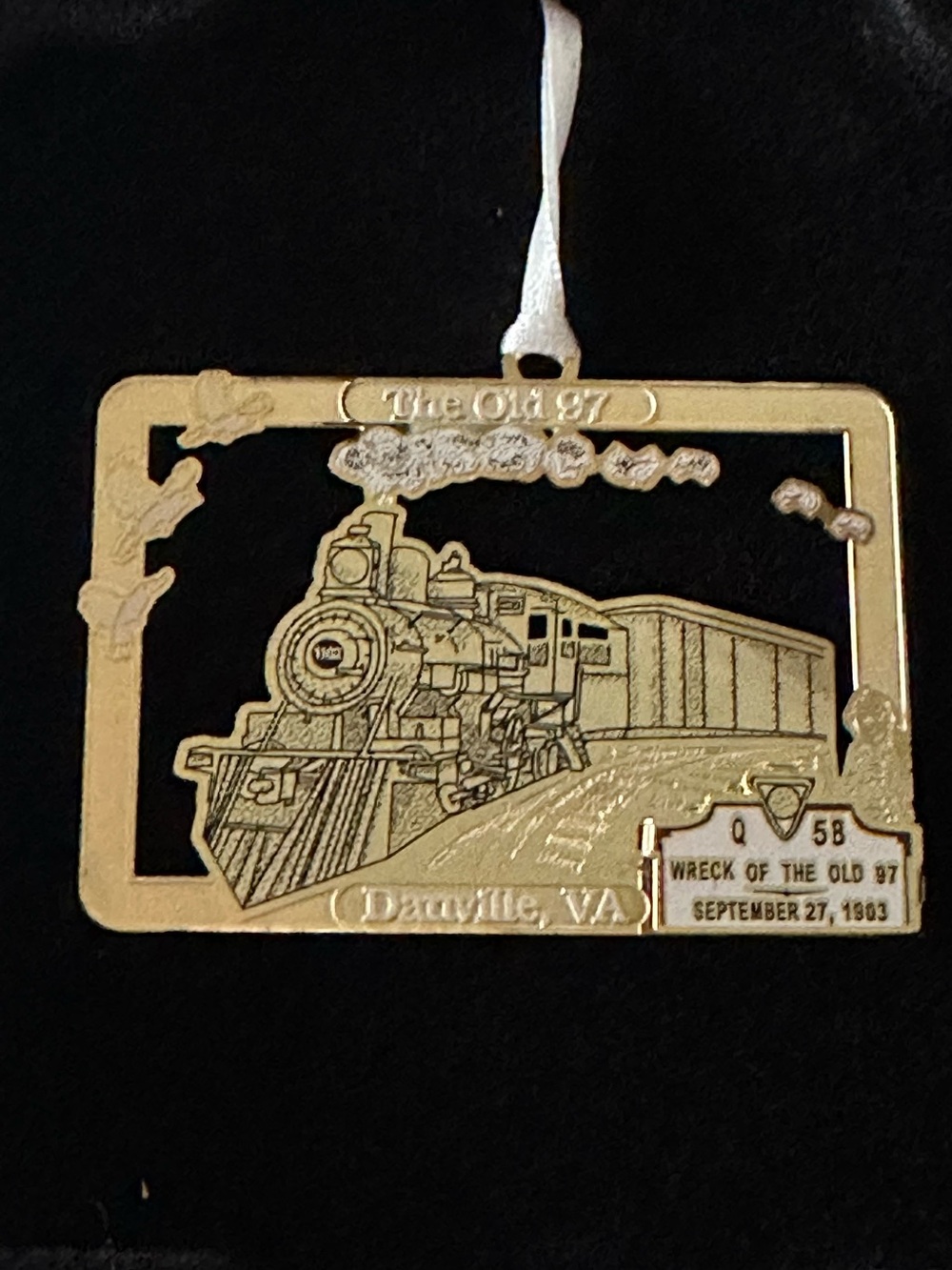 The Old 97 Danville Virginia Commemorative Christmas Ornament